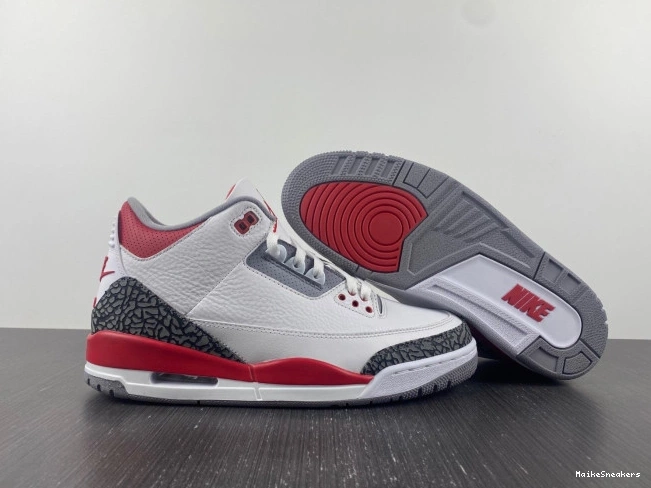 MaikeSneakers Fire DN3707-160 3 OG Air Jordan Red 0816